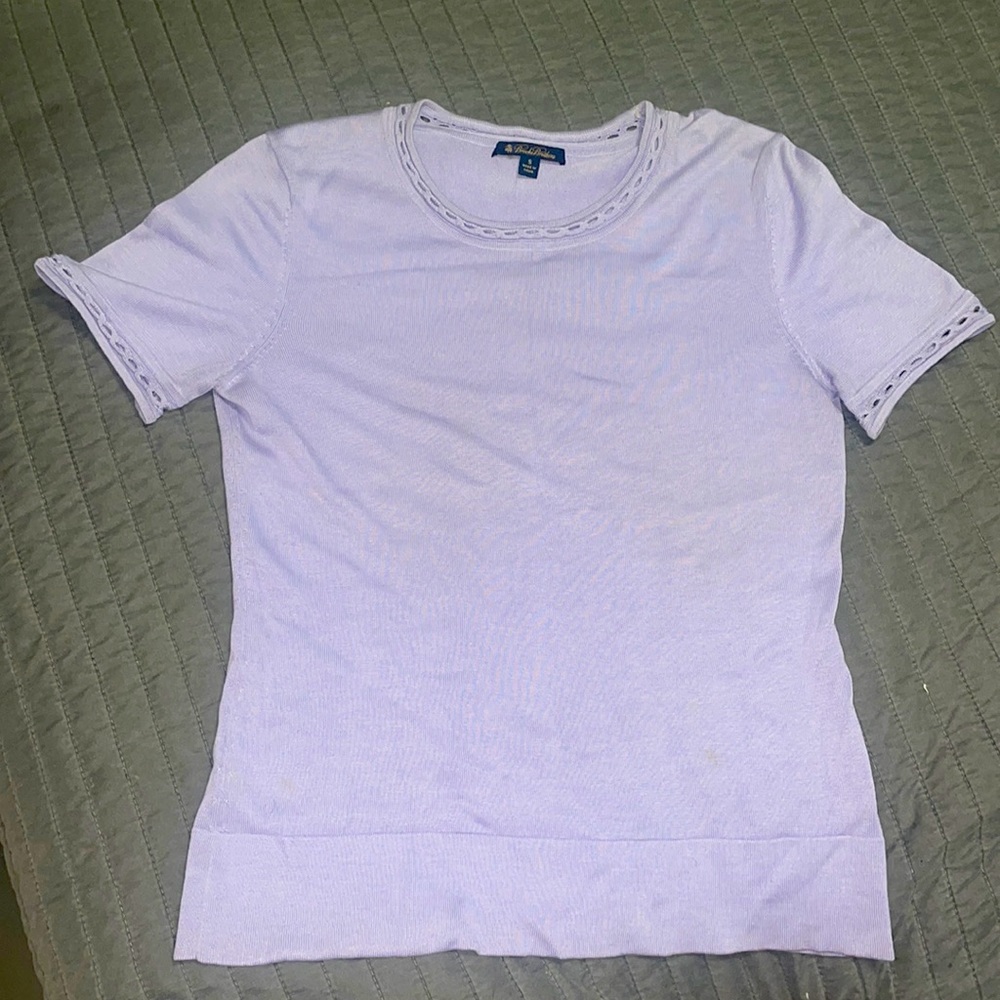 Brooks Brothers’ Silk Blend Crew Neck Sweater